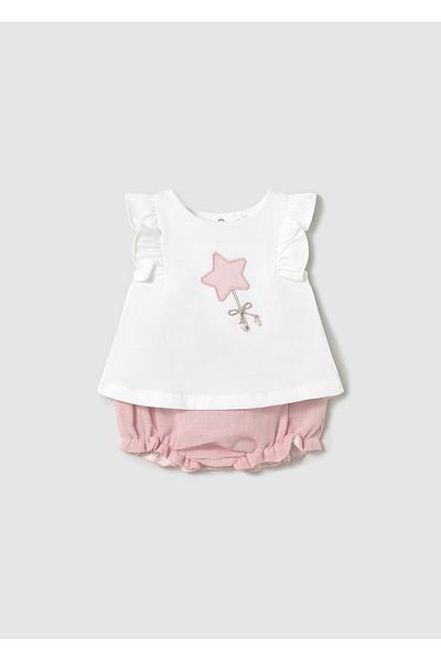 MAYORAL Baby Girl Blouse Shorts Set of 2