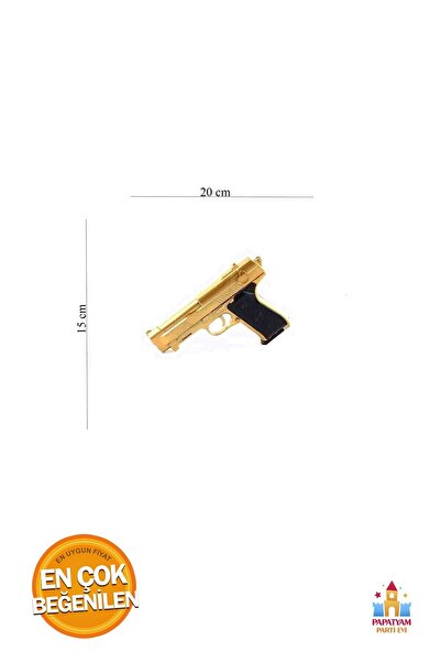 PapatyamPartiEvi Boncuk Mermili Tabanca - Eğlenceli Boncuk Atma Silahı