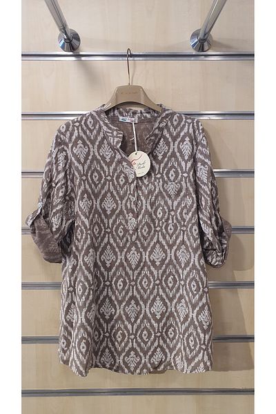 Park Moda Италианска риза с 3 копчета и плочки
