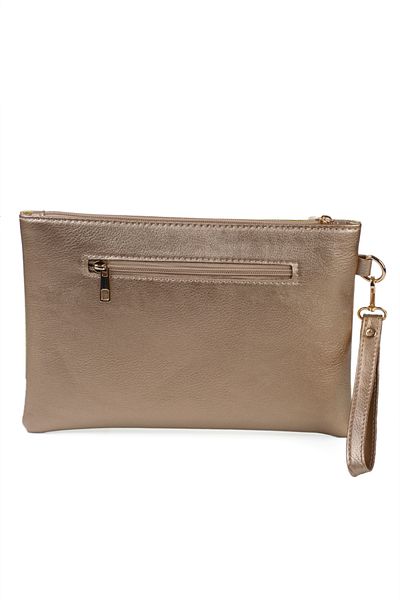 Capone Outfitters Paris Damen Clutch Portfolio Gold Tasche