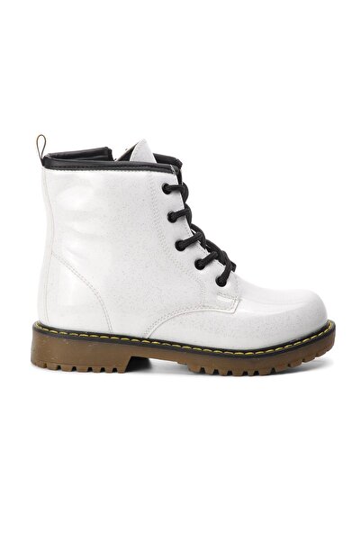 pepino White Glitter Kids Boots