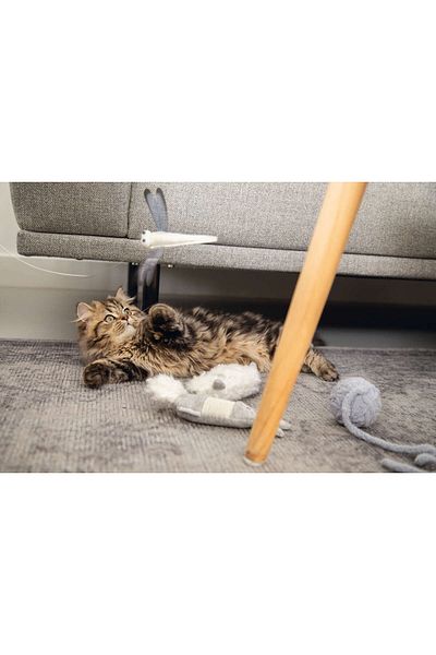 Beeztees Kitten Toy, Rabbit, Kumai-Sisal, Rustling, 20X5X3Cm Hnzrn