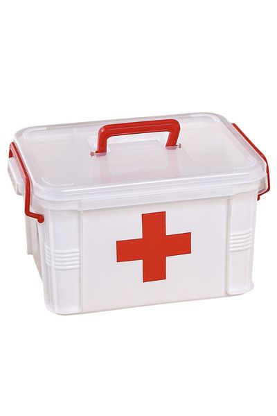 PUFO Medicine Storage And Storage Organizer Box, Medicine, 22 X 17 Cm