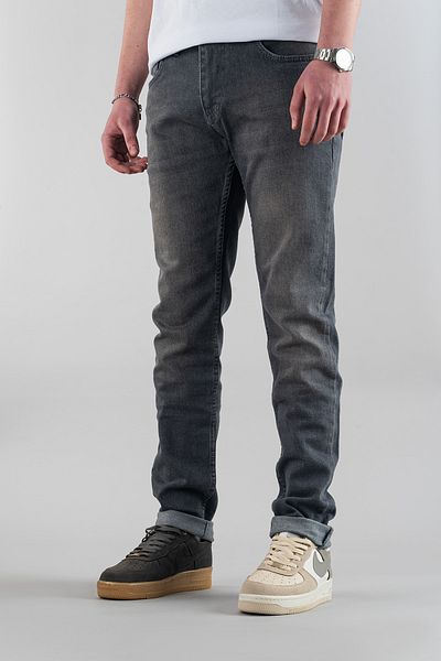 bombe Ανδρικό τζιν παντελόνι σε γκρι Slim Fit Slim Fit