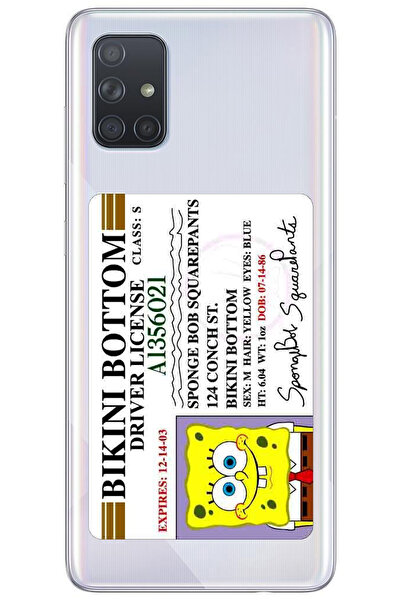 WANNA PROTECT Samsung A71 Driver Desenli Desenli Şeffaf Silikon Telefon Kılıfı