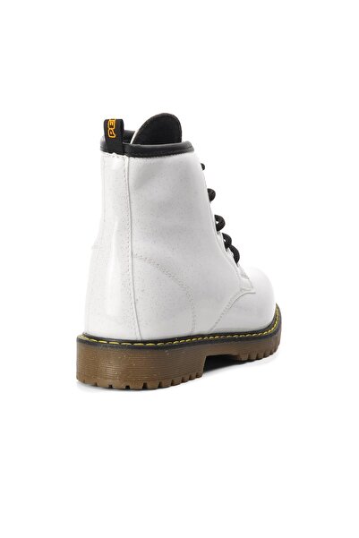 pepino White Glitter Kids Boots