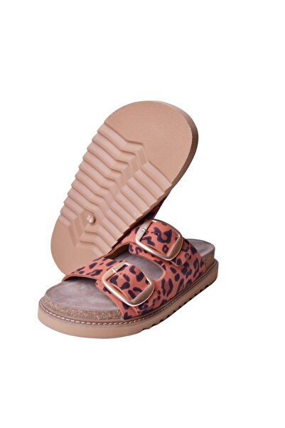 Mammamia Γυναικείες δερμάτινες παντόφλες D25YT-1445