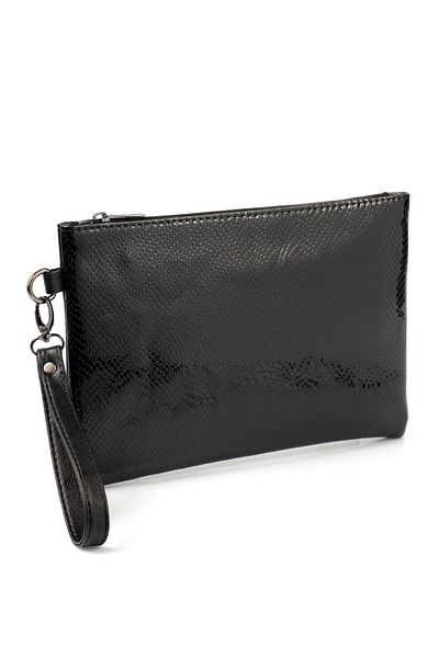 Capone Outfitters Paris Damen Clutch Portfolio Schwarze Tasche