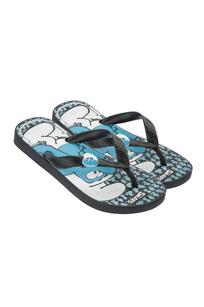 SMURFS Flip Flops pentru copii Negru Albastru 25/34