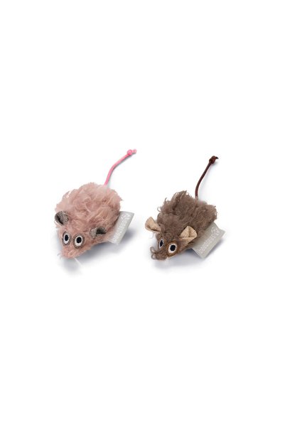 Beeztees Cat Toy, Mouse, Plush, 14.5X5X1.5Cm Zngzr