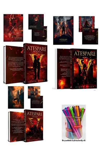 İndigo Kitap Ateşpare 3 4 ve 4.5 Serisi Ciltli 3 Kitap Set