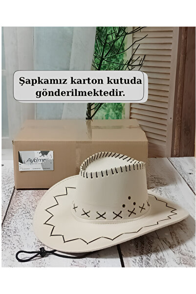 İşnar Moda Aydmr Aksesuar Kovboy Şapka