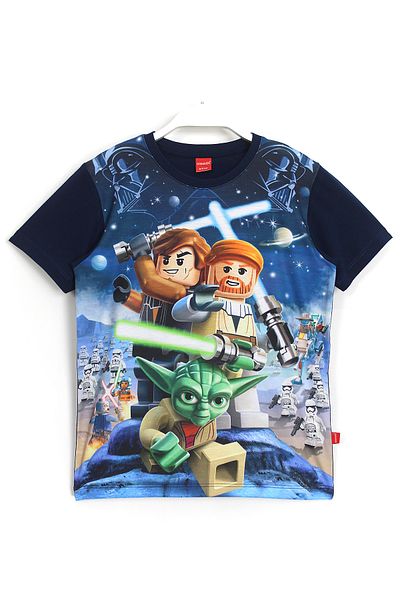 DobaKids Playstation Xbox Nintendo Game Lego Star Wars 3 The Clone Wars 3D Printed Boys T-shirt