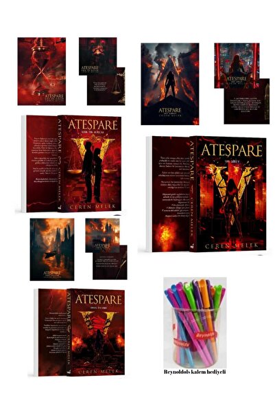 İndigo Kitap Ateşpare 3 4 ve 4.5 Ciltsiz 3 kitap set