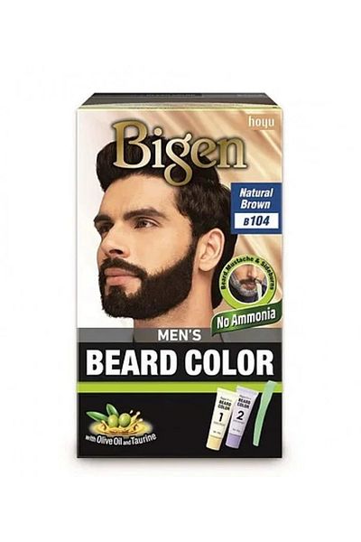 LORIAN'S Bigen Men's Beard Dye - Natural Brown 40g