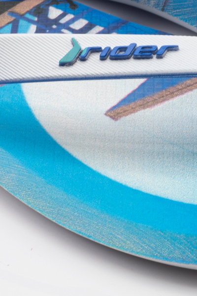 Rider Energy Erkek Parmak Arası Terlik Mavi Beyaz 39/46