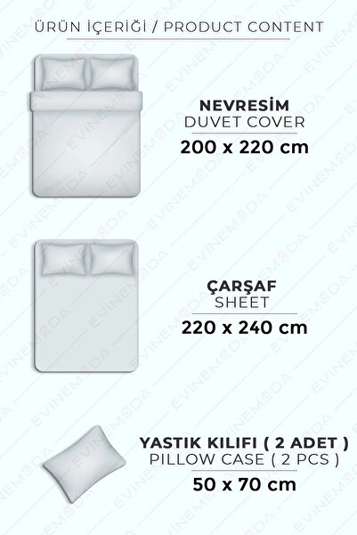 Evimemoda Double Personalityranforce Duvet Cover Set