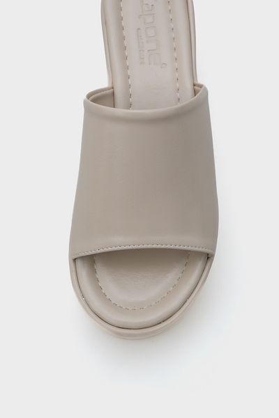 Capone Outfitters Papuci de damă Marry Platform din piele de căprioară