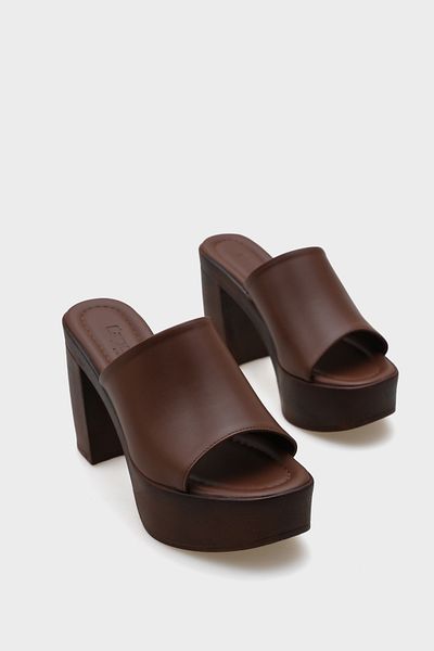 Capone Outfitters Γυναικείες παντόφλες Maris Platform Single Strap
