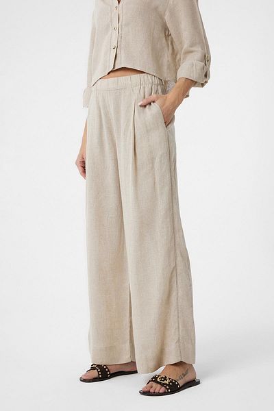 Antioch Stone Stripe Detailed Women's Trousers