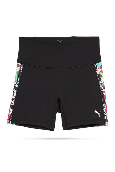 Puma Tropical Aop Hw 5" Kadın Siyah Antrenman Şortu 52678751