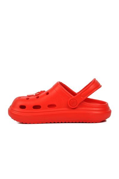 Aspor Red Unisex Sabo Kids Slippers