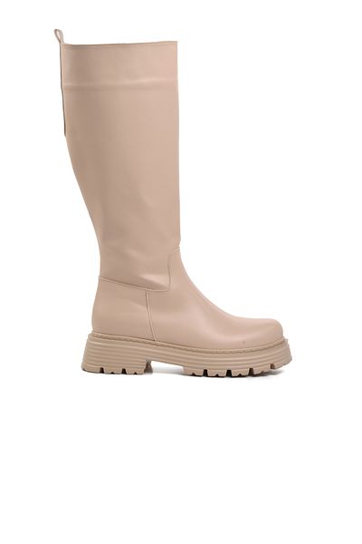 Aspor Beige Polyurethane Women's Boots