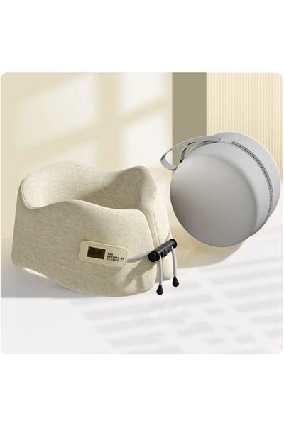 Choice 24x24x12cm Beige Memory Foam U-Shaped Pillow Travel Neck Support Sleeping Pillow Shoulder Rest U-Cus