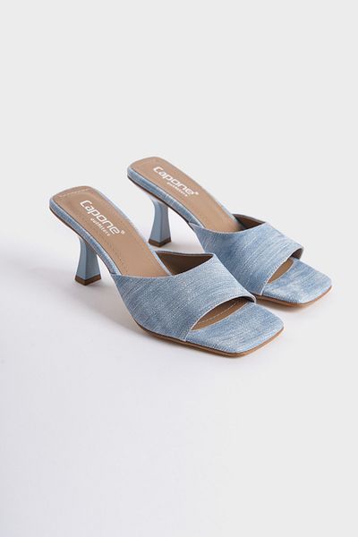 Capone Outfitters Papuci de damă cu toc clepsidra cu vârf tocit Maura