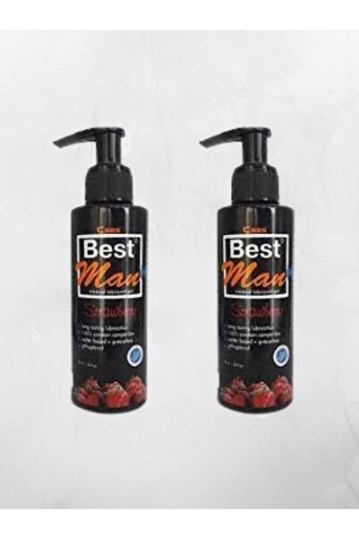 Best Man Bestman Çilekli Vajinal Anal Kullanıma Uygun Jel 2li 150ml+150ml