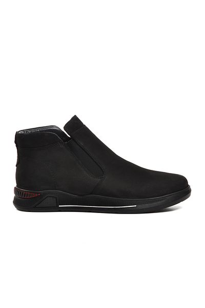 Aspor Black Suede Sneaker Men's Boots