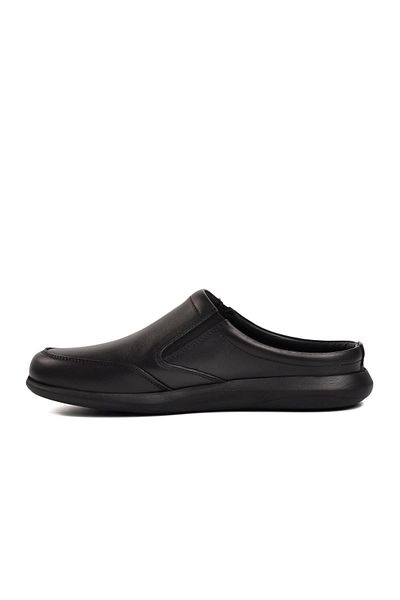 Aspor Black Men's Daily Flat Slippers