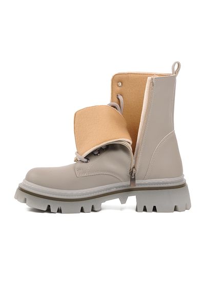 Aspor Gray Women's Boots with Fleece Inside