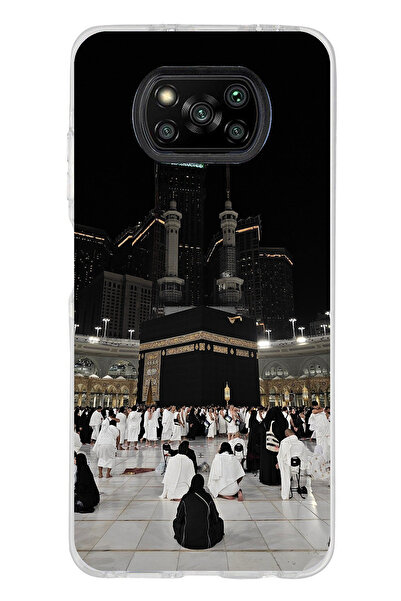 TechTree Poco X3 / NFC / PRO Uyumlu Kabe Umre Şeffaf Silikon Kılıf