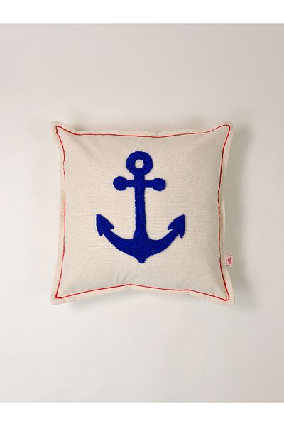 Galia Tasarım Κάλυμμα μαξιλαριού ριχτάρι Anchor Punch Series Marine