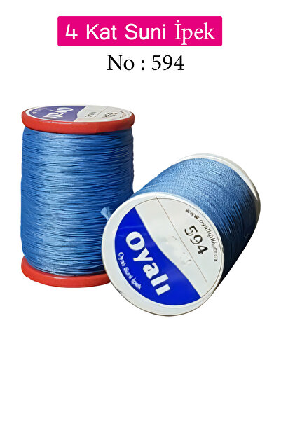 Royaleks Cordă de mătase artificială cu 4 straturi, broderie, mărgele, croșetat, nr:594