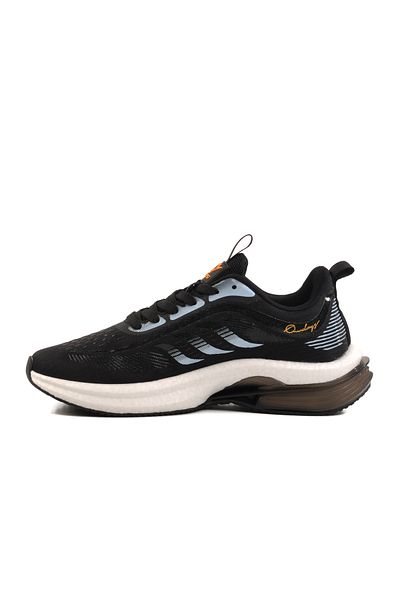 Aspor Black Lightweight Memory Foam Men's Sports Shoes