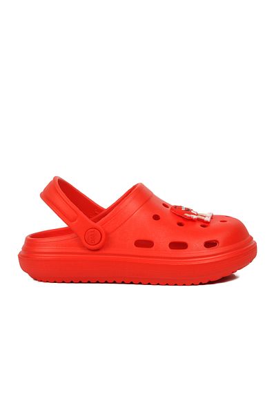 Aspor Red Unisex Sabo Kids Slippers