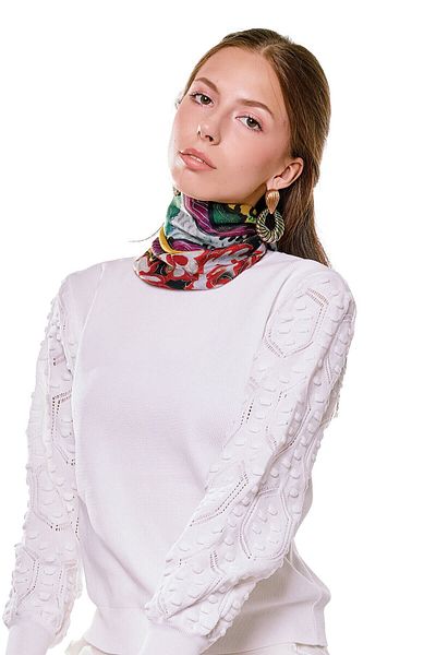 Deriderim Henri Matisse Mov și rochie cu model colorat multifuncțional pătrat colorat 45x45 Bandana