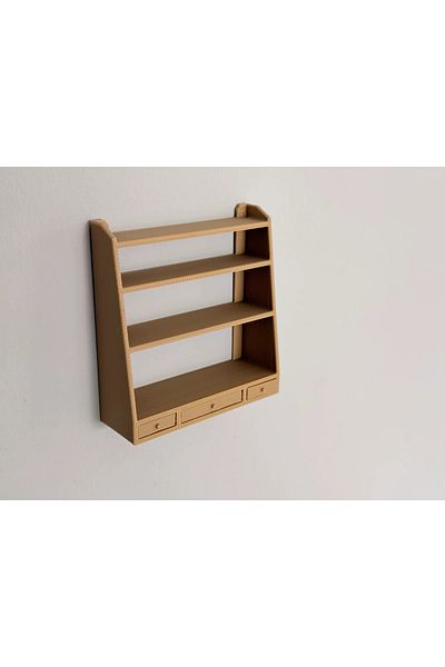 CharmFancy 1/12 Scale Wall Plate Rack Miniature Diorama Ware Accessory