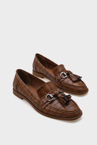Capone Outfitters Γυναικεία Loafer Παπούτσια Carolin με Μεταλλική Πόρπη με Φούντα