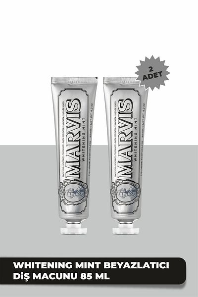 Marvis Whitening Mint Toothpaste - 85 ml x 2 Pieces, Advantageous Set