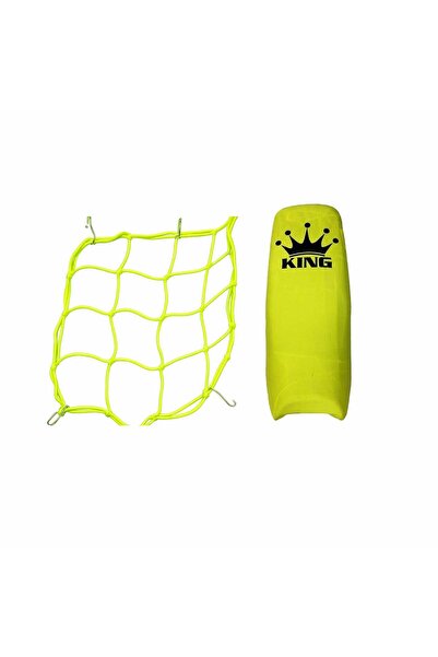 bardakcı bike Cg-Cup-Drift Uyumlu İkili Sarı Kombin (Koltuk Kılıfı+Kask Filesi)