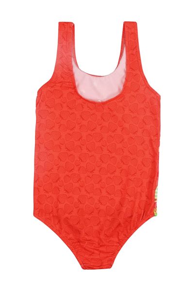 Papiş Stylish Girl's Swimsuit Red Color Strawberry Pattern Comfortable Quick Dry Sea Pool Beach Bikini