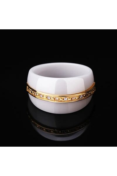 SIC MODA Inel elegant din ceramica 5847