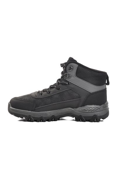 Aspor Black Unisex Outdoor Boots