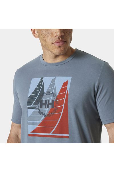 Helly Hansen ΜΠΛΟΥΖΑ HP RACE GRAPHIC HHA.34419WashedNavy