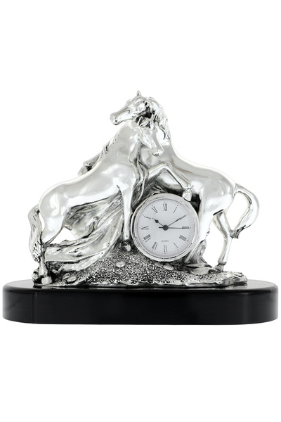 GiftExpress Ceas Highclass horses 30 cm