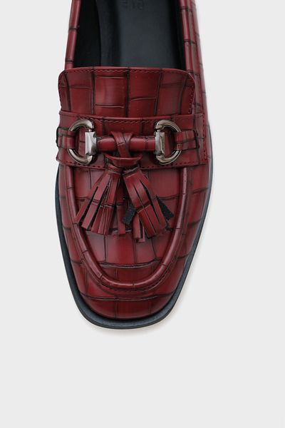 Capone Outfitters Pantofi de damă Carolin cu cataramă metalică cu ciucuri
