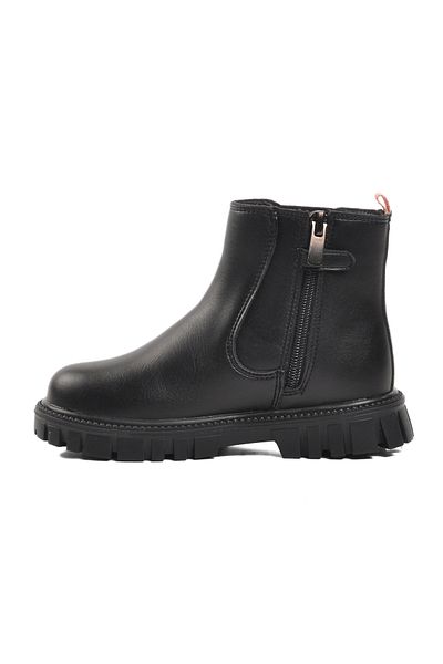 pepino Black Girl's Boots with Fleece Inside